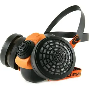 Puspuse-maska respirators Climax 756 A1 ar maināmiem filtriem