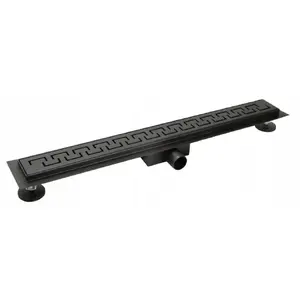 Linear Shower Drain Vendita CH 900B, length 900 mm, black finish