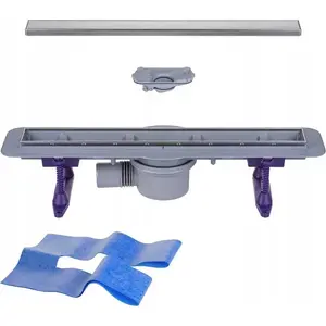 Linear shower drain Kessel Linearis Ultraline L=950 mm stainless steel (model 47819S)