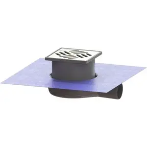 Kessel floor drain Ultraflat 54 DN 50 with slotted grate, without Lock & Lift locking system
