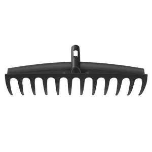 Rake Fiskars Solid handleless 12 teeth 41 cm – 12-tine garden rake, 41 cm working width