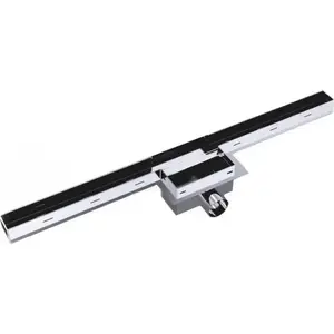 Shower linear drain SpiroFlex AQUA STEEL LS with GL grate model SX-OLS800GL
