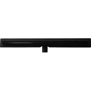 Linear Shower Drain Vendita LOW 700 Black, length 700 mm