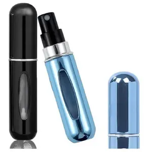 Travel perfume atomizer set eCarla — 2-piece refillable spray bottles (compact travel size)