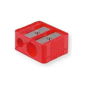 Pencil Sharpener TOP CHOICE 2199 double-hole compact manual sharpener