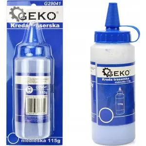 Chalk line GEKO G29041 — blue marking chalk, 115 g