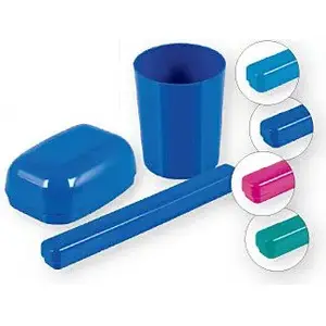 Bathroom accessory set TOP CHOICE model 42058 — 3-piece toilet set