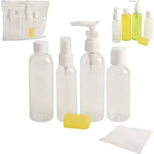Travel cosmetics set ORION Ori_851322 — 8-piece universal toiletry containers set