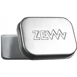 Aluminum Soap Dish Zew for Men – metal soap tray for shaving soap, 1 piece