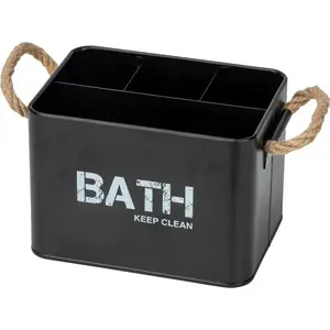 Bathroom organizer Wenko Gara 19 x 13 cm metal black
