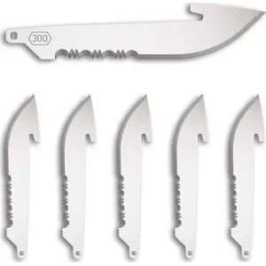 Knife Outdoor 6 blades Outdor Edge DropPoint Serrated 300 by Outdoor