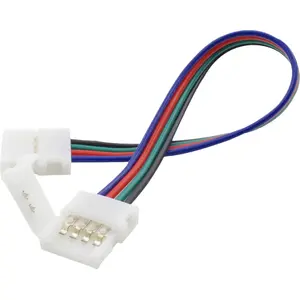 ORNO LED RGB 10 mm Two-sided Connector with Cable (model AD-TL-6499/Z-P-Z/RGB)