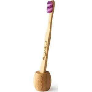 Zobu birstes statīvs Humble Brush no bambusa priekš roku zobu birstes, dabīgs