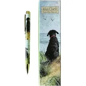 Pen in Gift Box Giftdeco — 'Dogs on Dunes' themed ballpoint pen set