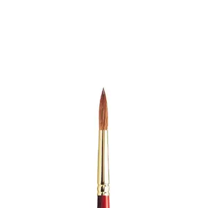 Кисть для живописи Winsor & Newton Sceptre Gold II Series 101 — круглая, соболь/синтетика, 1 шт.
