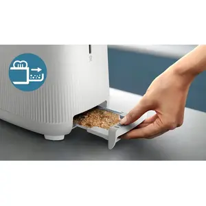 Removable crumb tray for fast hygienic cleaning image