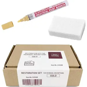 Restoration kit for gold lettering on monuments Leviatan (Leviatan Zestaw do renowacji złotych napisów na pomnikach)