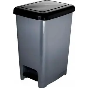 Контейнер с педалью Katex SLIM 60 л — 490×356×632 мм, 60 литров, педальный мусорный бак