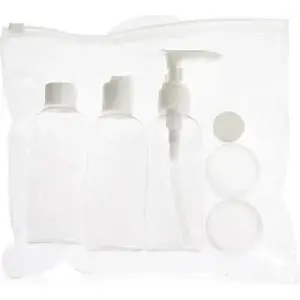 Travel container set Donegal 6028 — 5-piece toiletry and cosmetics travel bottles and jars