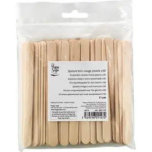 Koka vienreizlietojamā lāpstiņa Peggy Sage 11 cm, 50 gab.