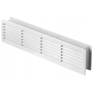 Ventilācijas restīte AWENTA T15 120x440 mm durvju balta