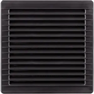 airRoxy ventilation grille with mesh 170×170 mm diameter 100 mm white (02-246)