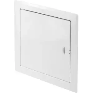 Металлическая ревизионная дверца AWENTA DM85 белая 200 x 200 мм