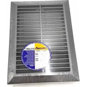 Вентиляционная решётка AWENTA T26GR 14×21 см, графитовая защитная крышка