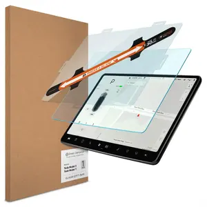 Screen protector for Tesla Model 3/Y, Spigen AGL04338, car media receiver accessory