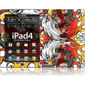 Protective 3D Skin Set for iPad 2/3/4, Nexgen Skins – Iron Eagle 3D