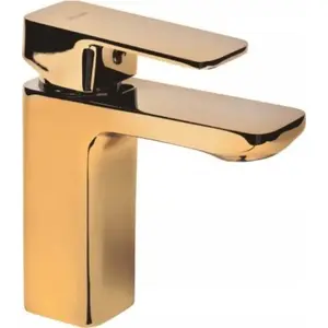 Washbasin Valvex 2455800 Loft Gold single-tap hole ceramic washbasin by Valvex