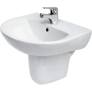 Washbasin CERSANIT President 50 cm, ceramic sink, model K08-004