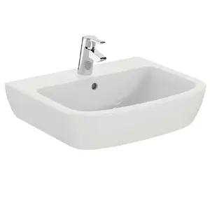 Bathroom basin mixer tap Ideal Standard T0564, white finish