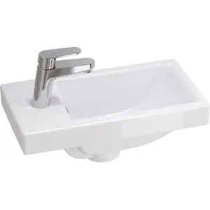 Раковина CERSANIT Como 40 см K32-001-BOX — компактная керамическая мойка, одна чаша