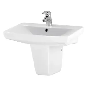 Washbasin CERSANIT Carina 60 cm K31-006 — ceramic bathroom sink 60cm