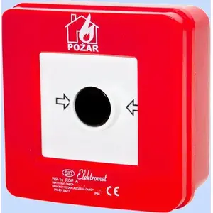 Manual Fire Alarm Call Point Elektromet WP-5 ROP B (model 921432) 4Z 12A IP65