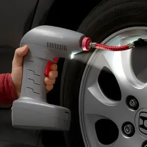 Portable air compressor InnovaGoods Airpro+ — compact car inflator with LED lighting