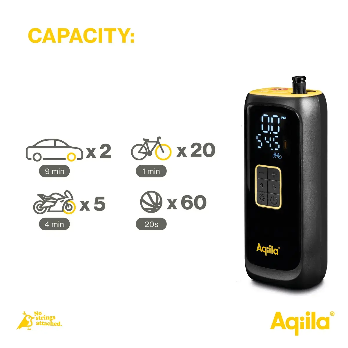 Energizer Aqiila Airbird C4 компрессор + Powerbank Photo 4