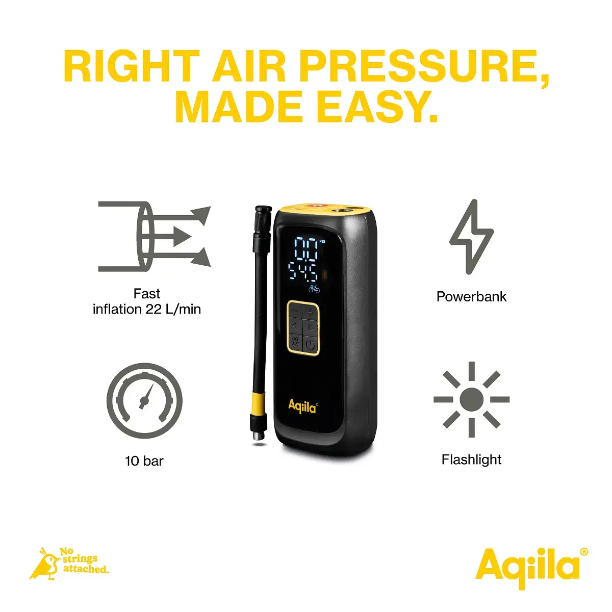 Energizer Aqiila Airbird C4 компрессор + Powerbank Photo 6