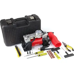 Air compressor Amio AMI-02640 metal, 2-cylinder, 12 V car compressor