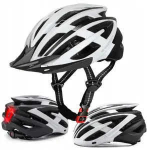 Open-face sports helmet Wozinsky 5907769380891 with visor — Black/White