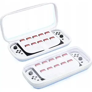 Защитный чехол-кейс Puluz для Nintendo Switch OLED / Lite — прозрачный белый