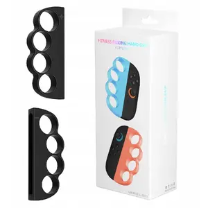 Boksera rokturi pāris Joy‑Con Nintendo Switch no JYS — modelis SB11090, melni, paredzēti Fitness Boxing (Switch 2)