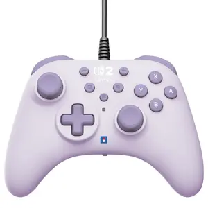 Gamepad Hori HORIPAD Turbo (Cozy Lavender) — wired USB Type-A, 3 m cable, Turbo, Back/Capture/Home buttons