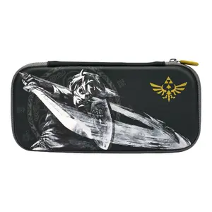 Portable game console cover PowerA NSCS0087-01 — felt case for Nintendo, black/grey/white