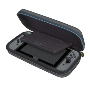 Deluxe Travel Case for Nintendo Switch by BIGBEN — Official "Zelda", Black, Set