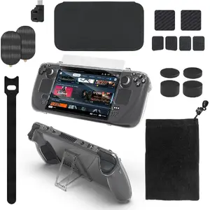 Piederumu komplekts Steam Deck JYS — 18-1: pārnēsāšanas futrālis, aizsargmaciņš, USB-C adapters, aizsargi (modelis SB7538)