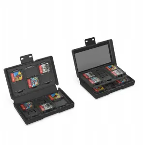 Футляр для 24 карт Yaxo STORAGE SET для Nintendo Switch / Switch 2, Techno Black