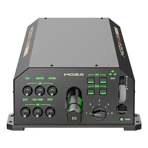 Flight base MOZA AY210 Yoke Base — metal flight base, 243×403×216 mm, 110–220V, peak 216 W