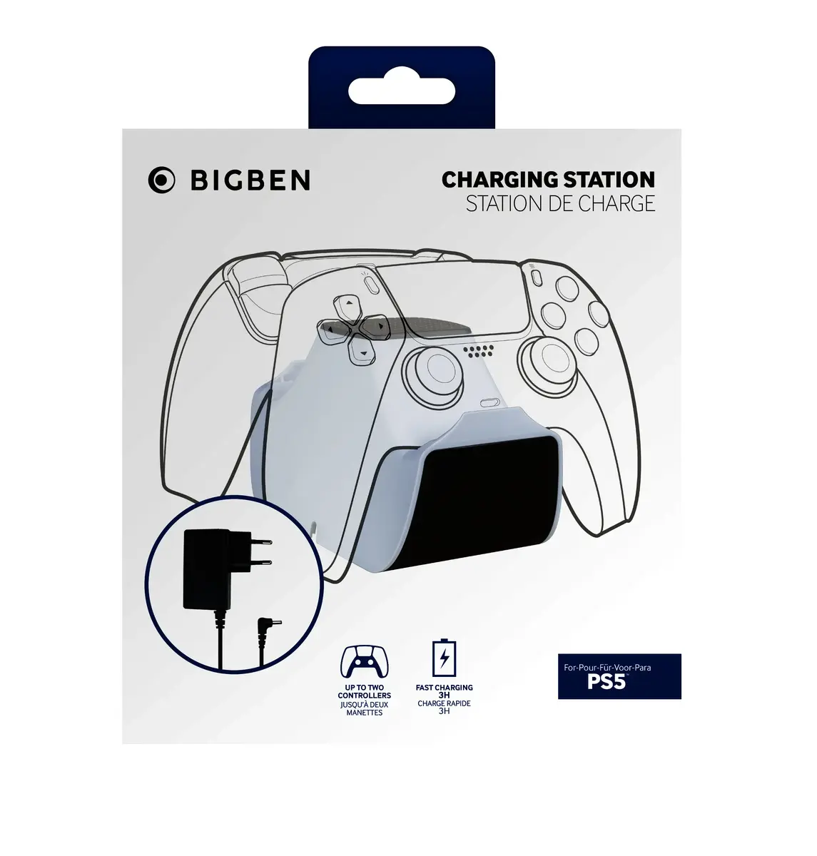 BIGBEN PS5DUALCHARGER док-станция для контроллеров PS5 Photo 4
